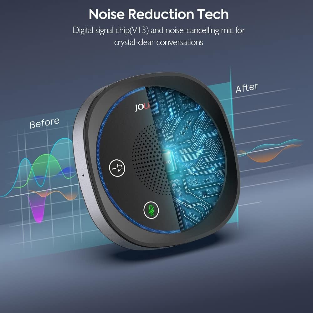 USB Speakerphone Omnidirectional Computer Speaker with Microphone, Pack of 2 J428050