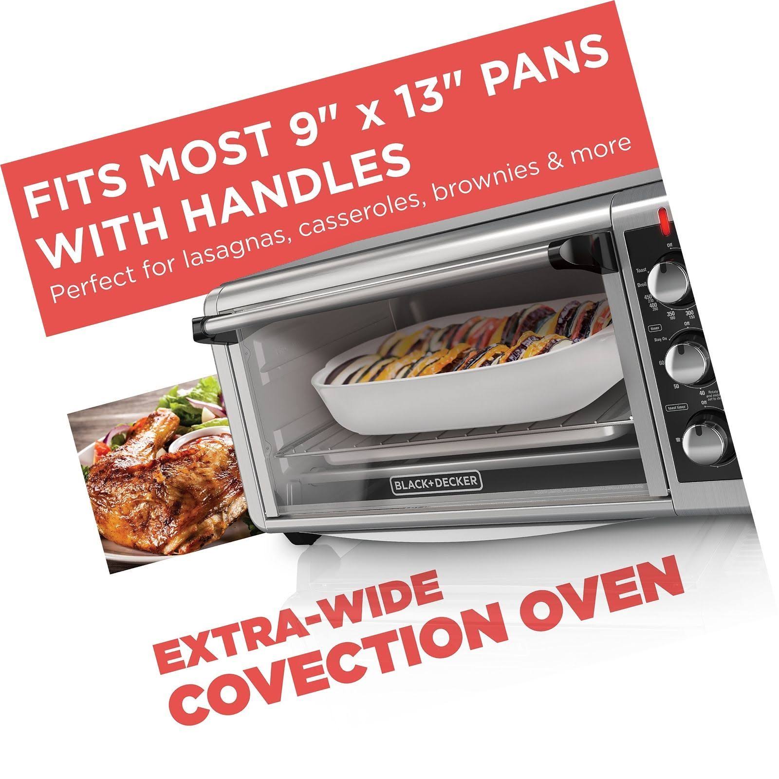Black+decker TO3250XSB 8-Slice Convection Toaster Oven W32574