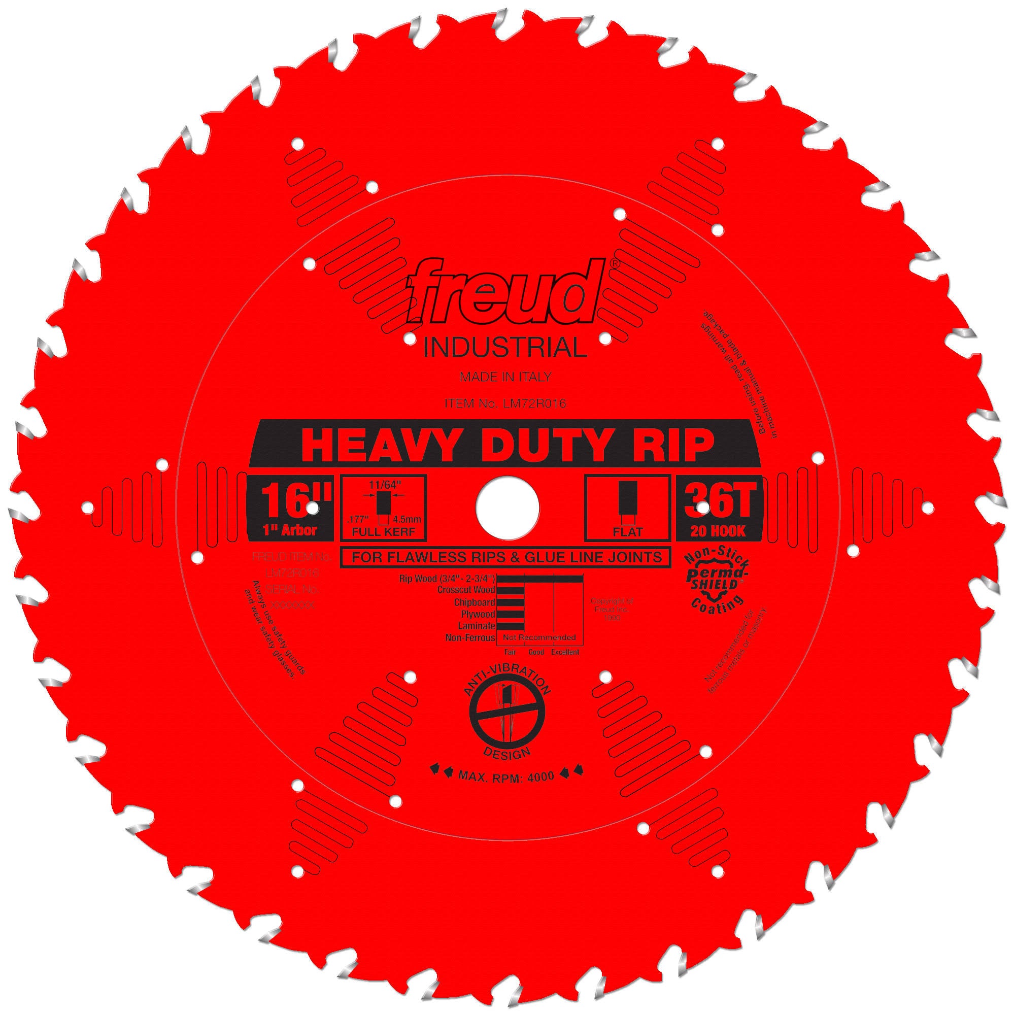 Freud LM72R016 16 inch Heavy-Duty Rip Blade