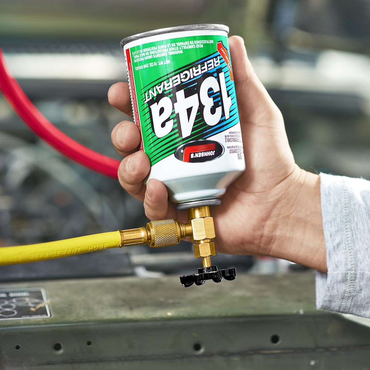 PITTSBURGH R134a Self-Sealing A/C Refrigerant Can Tap Valve S7375