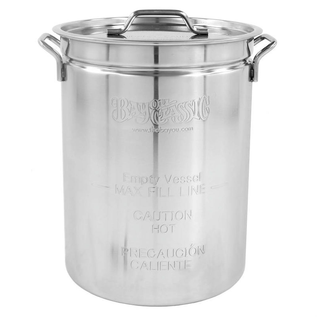 Bayou Classic 1118 32-Quart Stainless Steel Turkey Fryer D82126