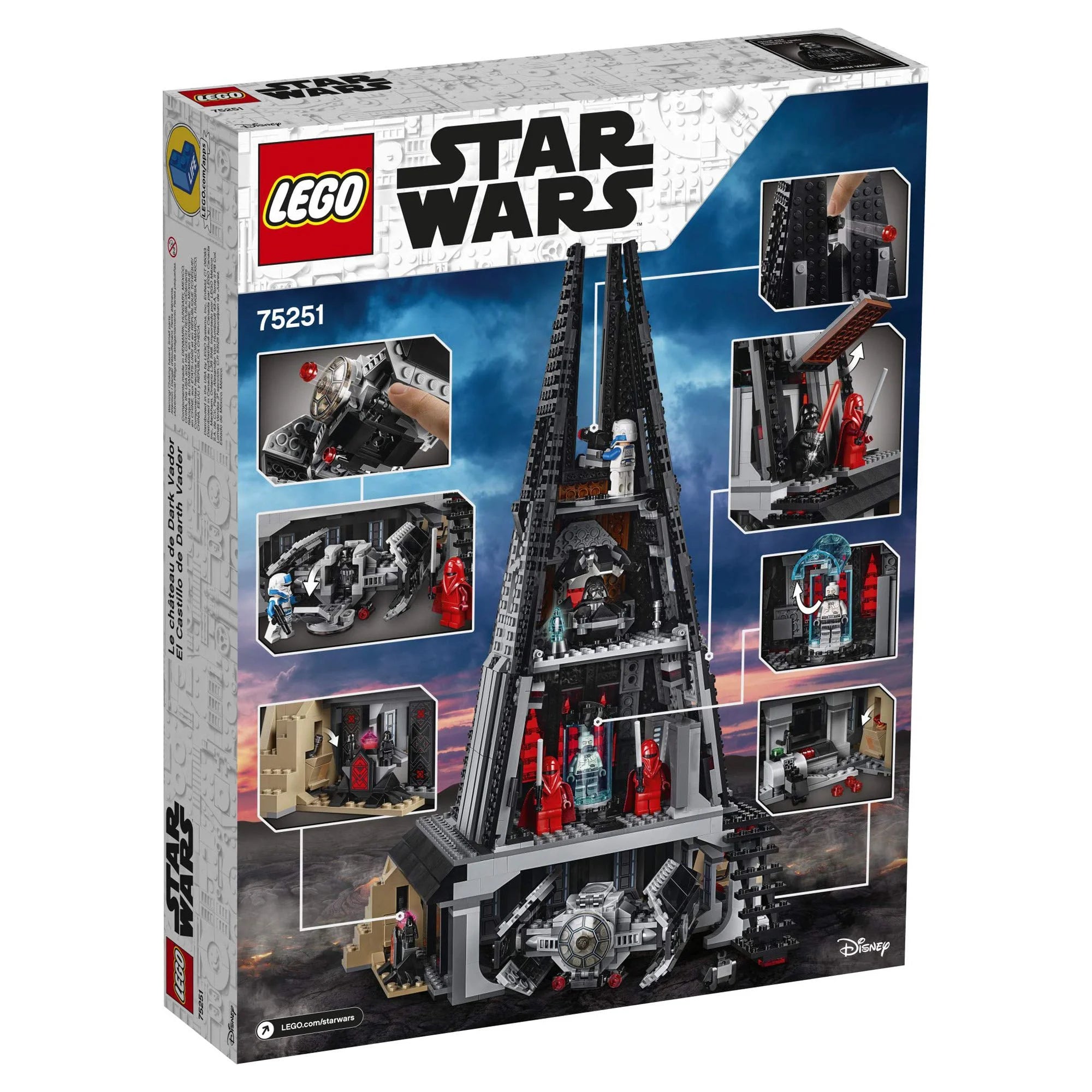 LEGO Star Wars Darth Vaders Castle 75251 Building Kit Y288544