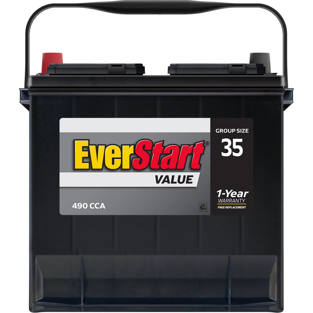 EverStart Value Lead Acid Automotive Battery Group Size 35 12 Volt 490 CCA W67739