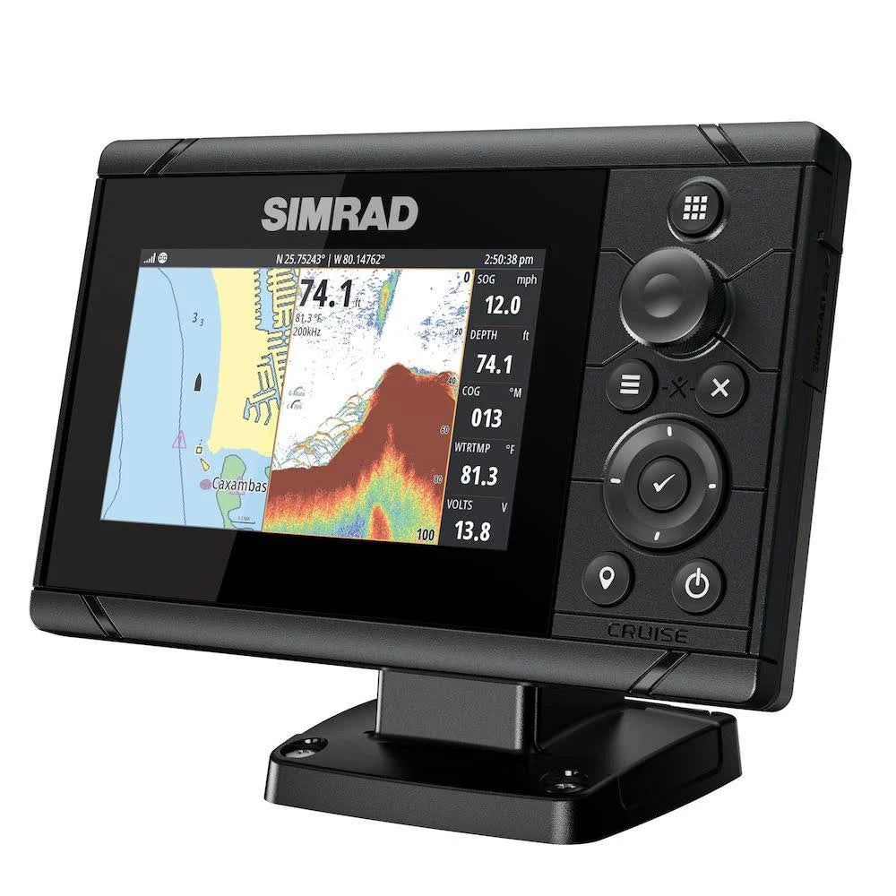 Simrad Cruise 5 US Coastal with Transom Mount Transducer G638714