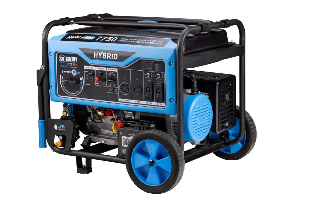 Pulsar 7,750-Watt Dual Fuel Portable Generator with Electric Start X1100