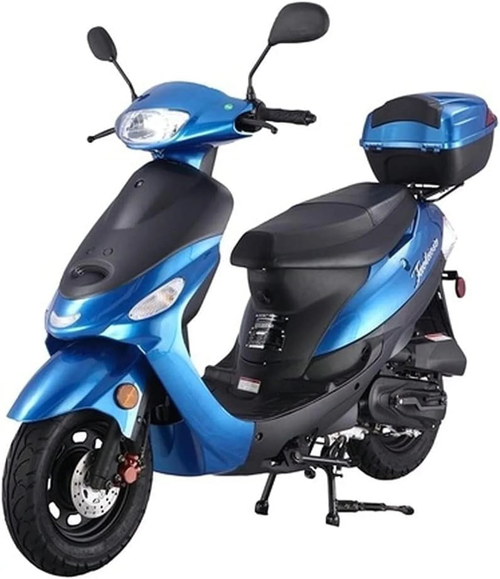 HHH 49cc Gas Automatic Scooter Moped MP50-02 with Trunk Sporty Pink C526989