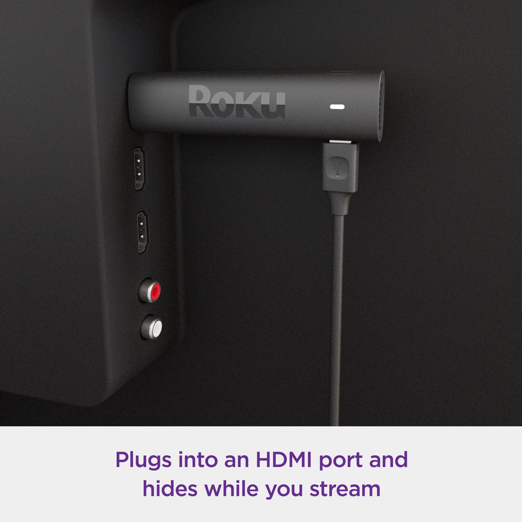Roku Streaming Stick 4K with Voice Remote and Long-Range Wi-Fi X7075