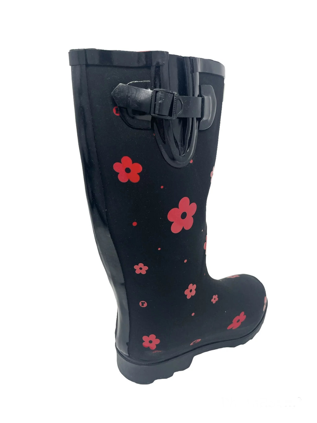 Forever Young Ladies Two Tone Plaid Tall Rain Boot E2363