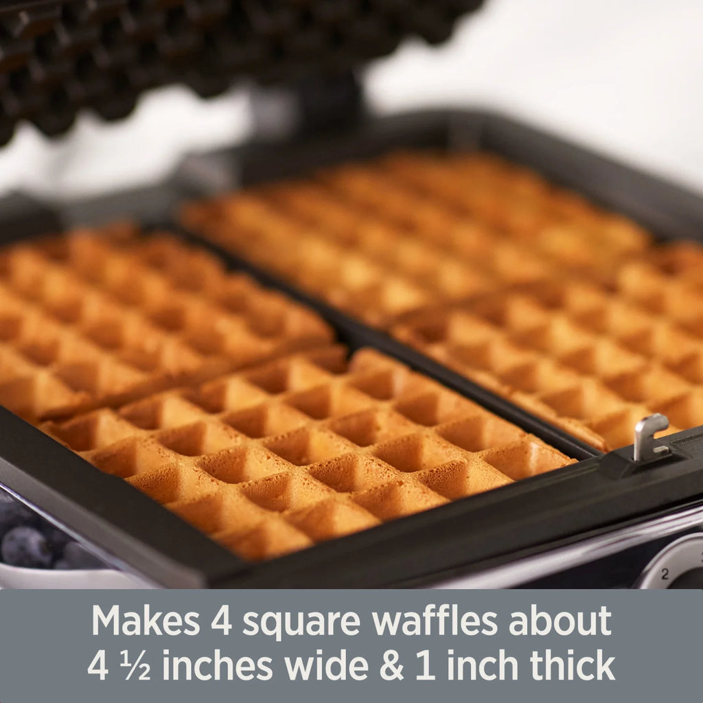 All-Clad Gourmet Digital Belgian Waffle Maker with Removable Plates P356246