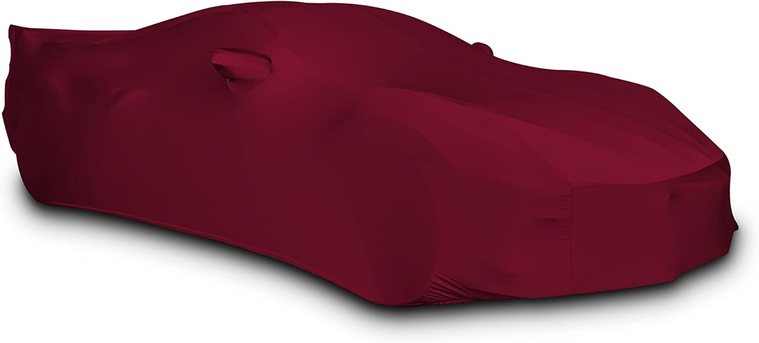 2020-2022 C8 Corvette Stingray Ultraguard Stretch Satin Indoor Car Cover (Black) J7355