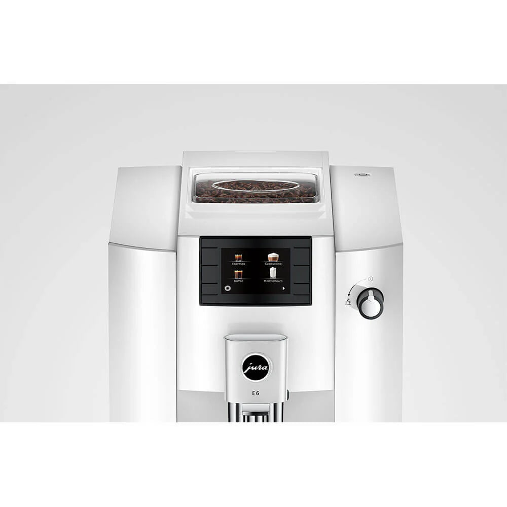 Jura 15559 E6 Automatic Espresso Machine, Piano White T131