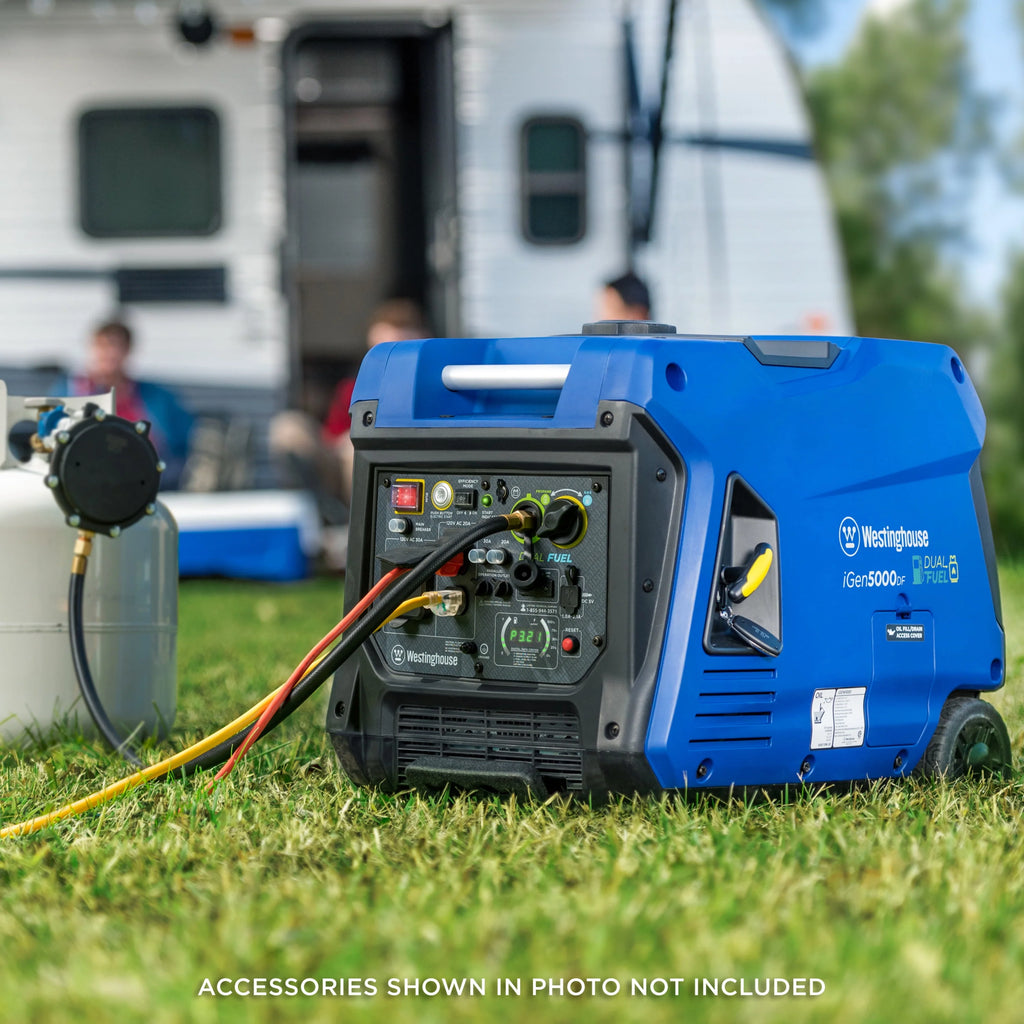 Westinghouse 5000 Watt Dual Fuel Portable Inverter Generator with RV Outlet Q6963