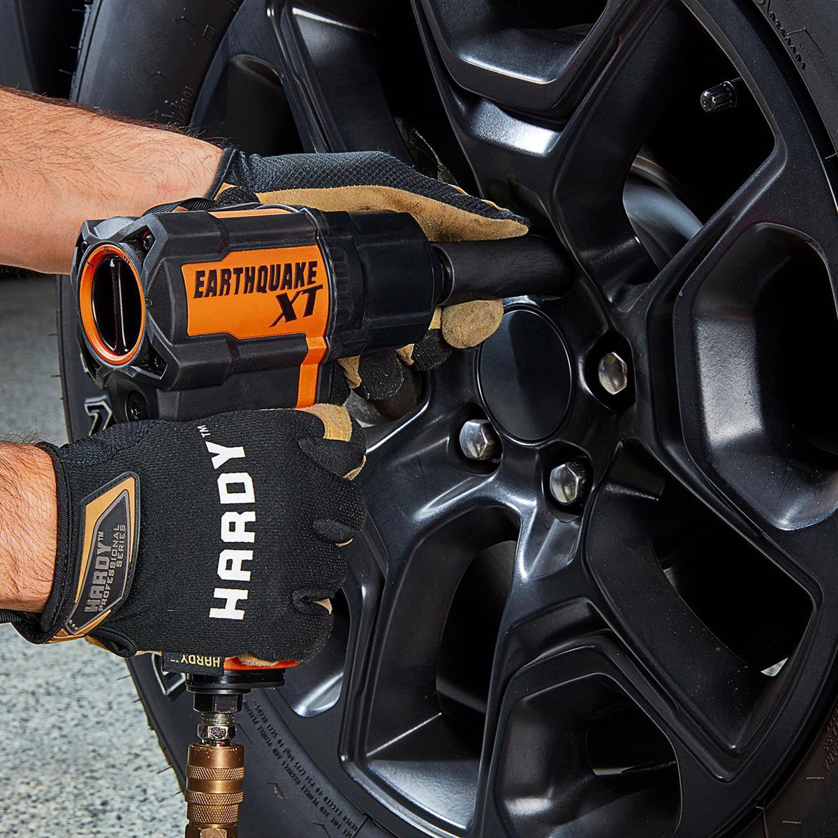 EARTHQUAKE XT 1/2 in. Composite Air Impact Wrench, Twin Hammer, 1200 ft-lbs E2479