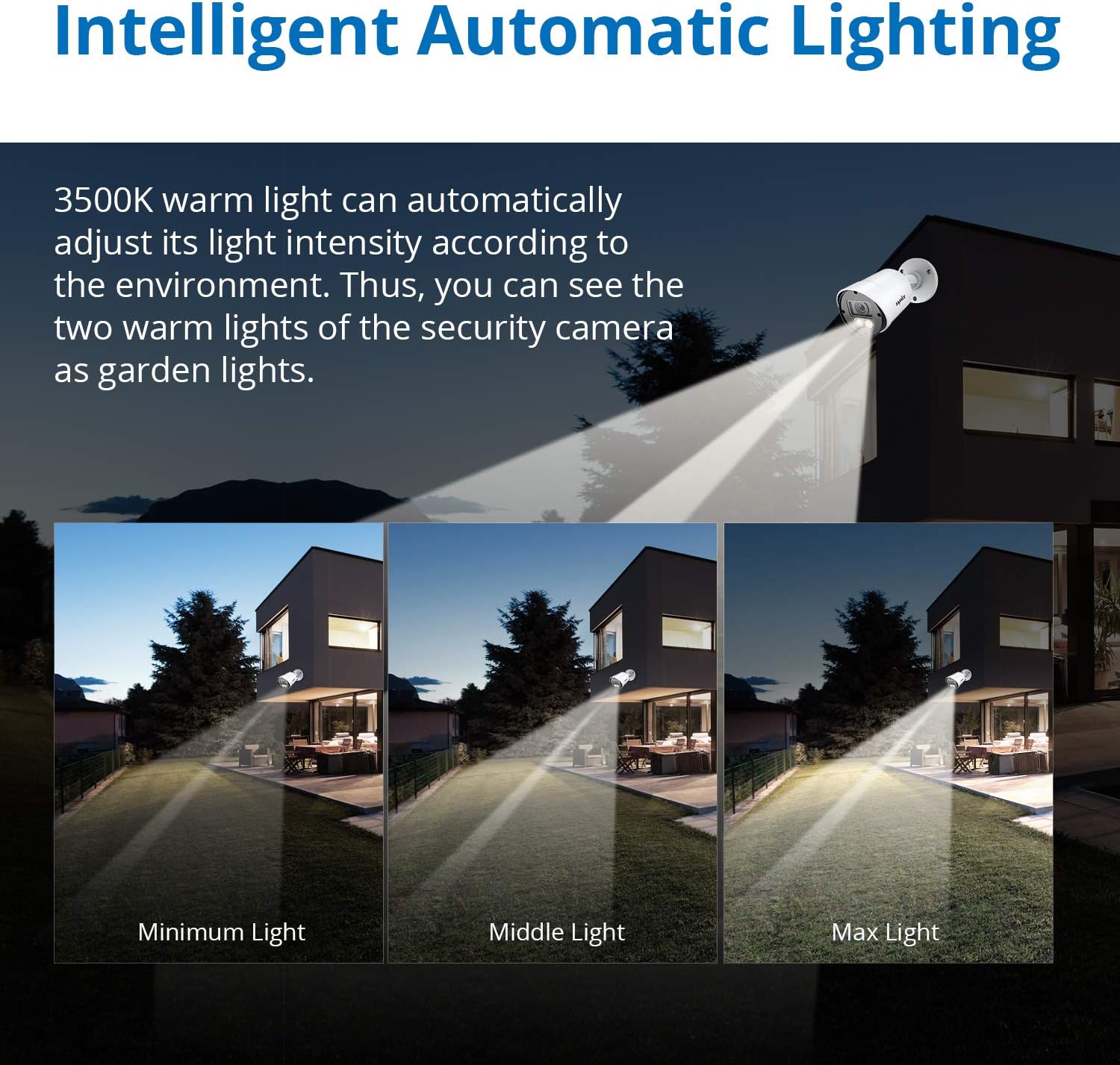 SANNCE 1080P 8 Channel Wired Security Camera System with 4 Cameras, Full Color Night Vision Q750976