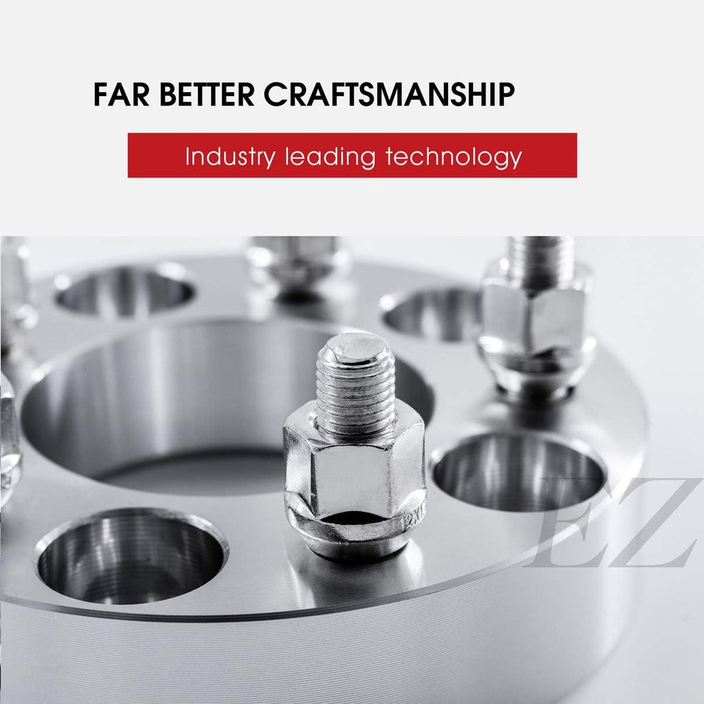 EZAccessory 2 Billet Wheel Adapters 5x112 to 5x114.3 1 Inch L22211