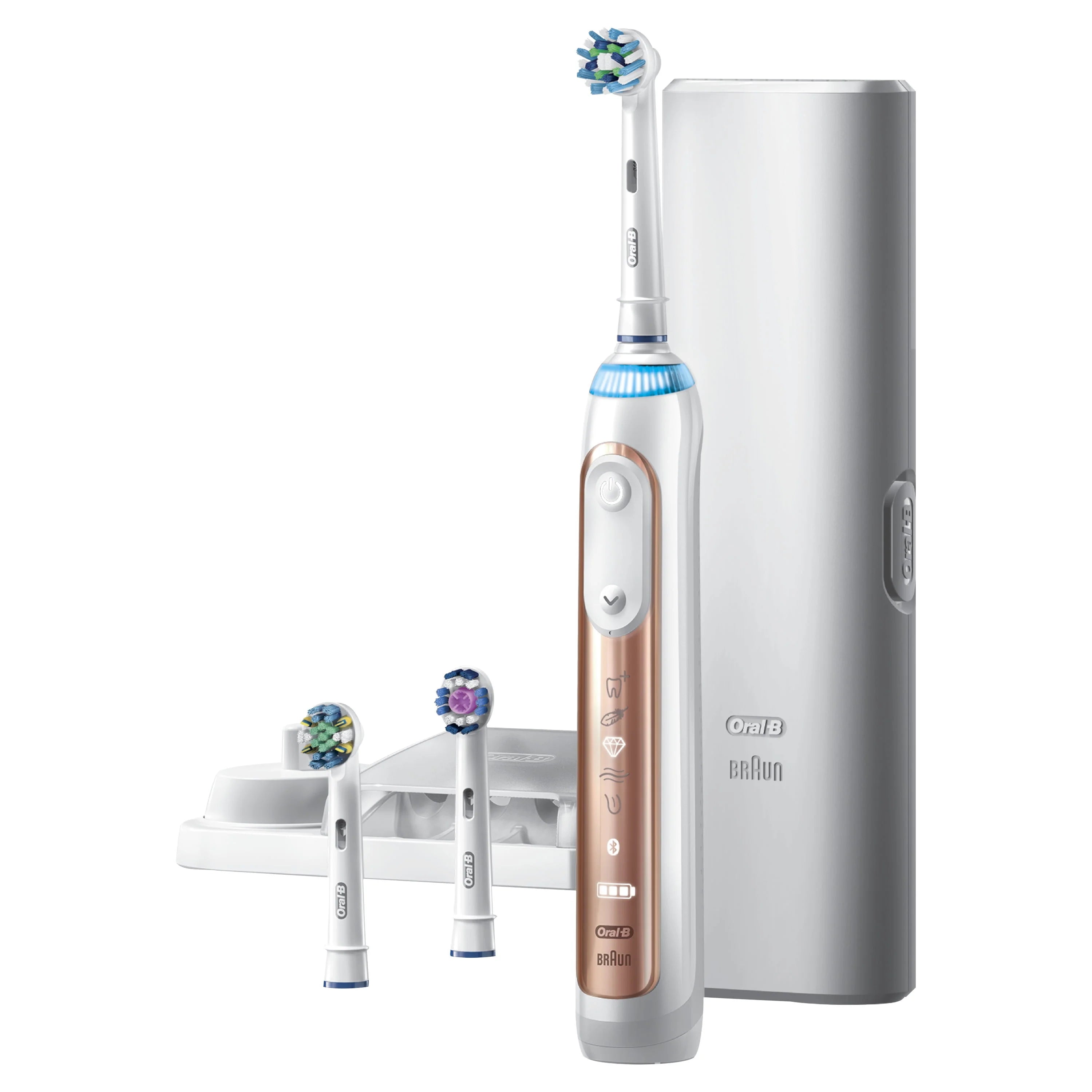 Oral-B Genius 6000 Rechargeable Electric Toothbrush, Rose Gold V276