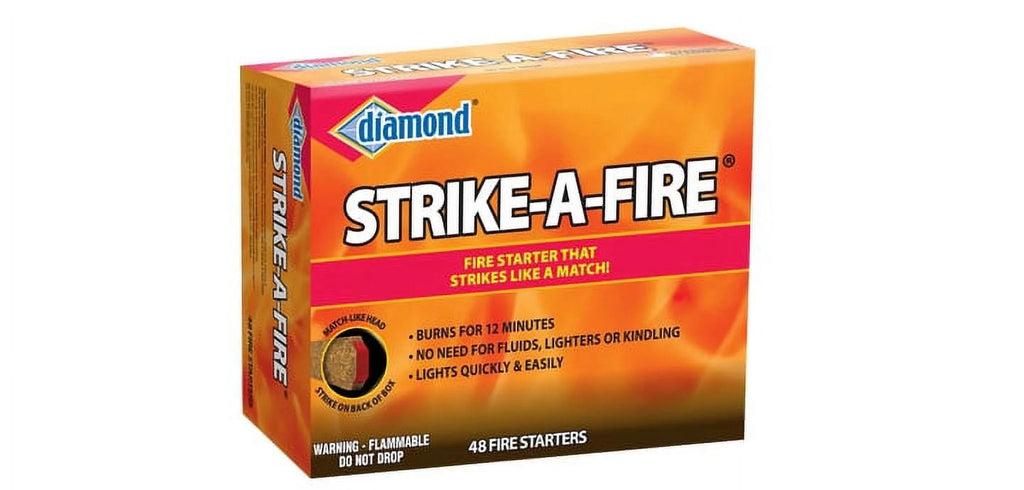 Diamond Strike-a-Fire Fire Starters, 48 Ct E738