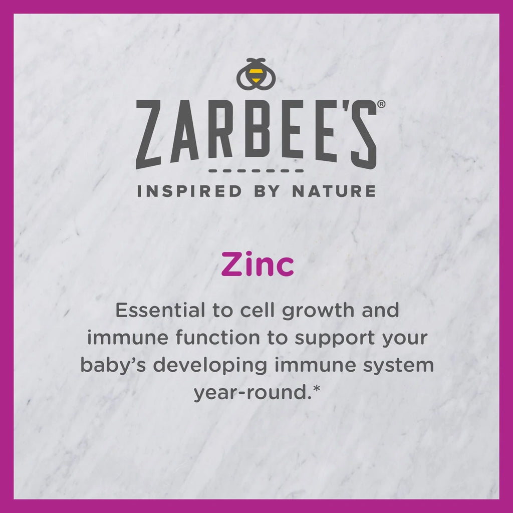 Zarbee's Baby Immune Support with Zinc, Grape, 2oz Z396006