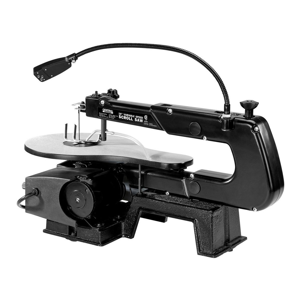 CENTRAL MACHINERY 16 in. Variable-Speed Scroll Saw O382