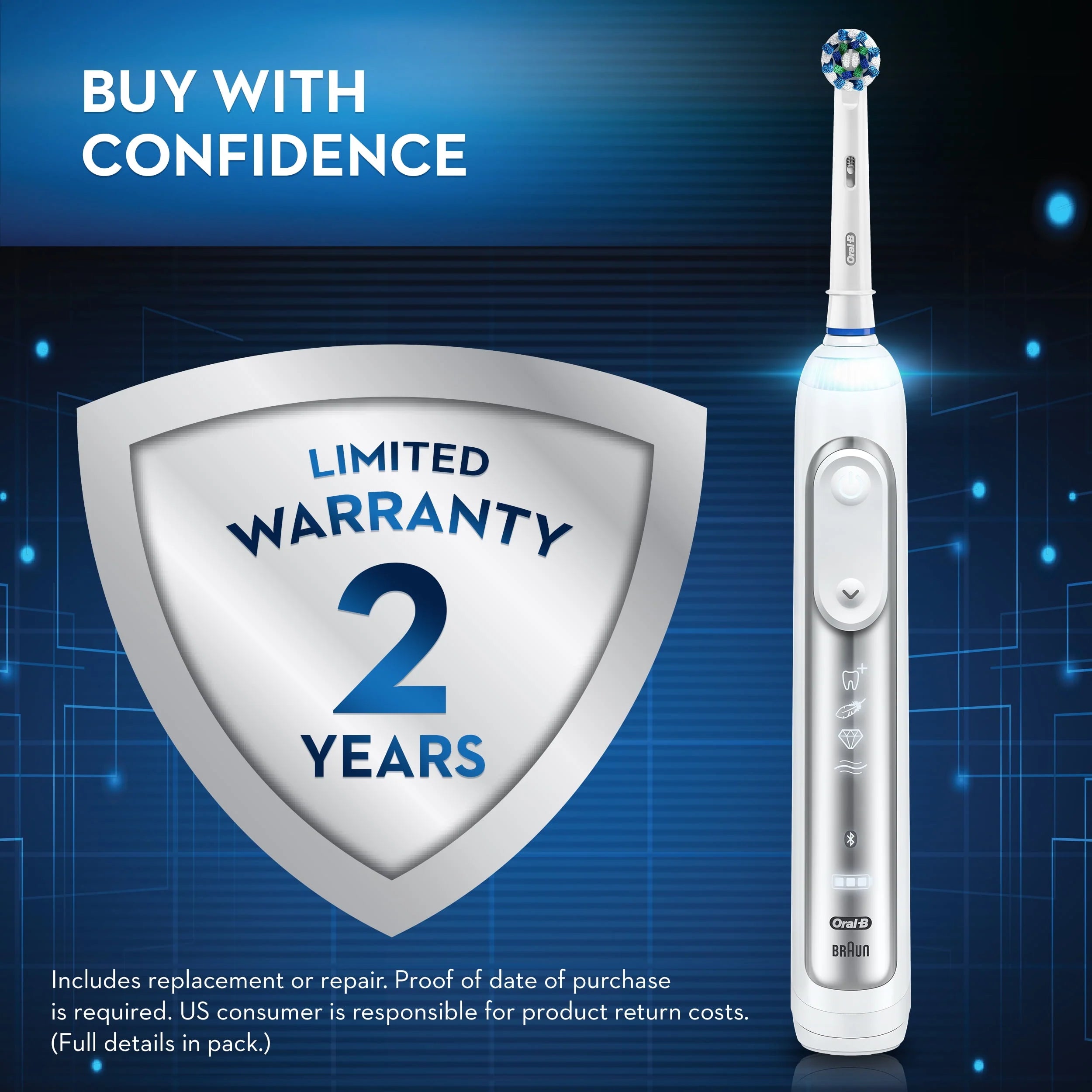 Oral-B Genius 6000 Rechargeable Electric Toothbrush, Rose Gold V276