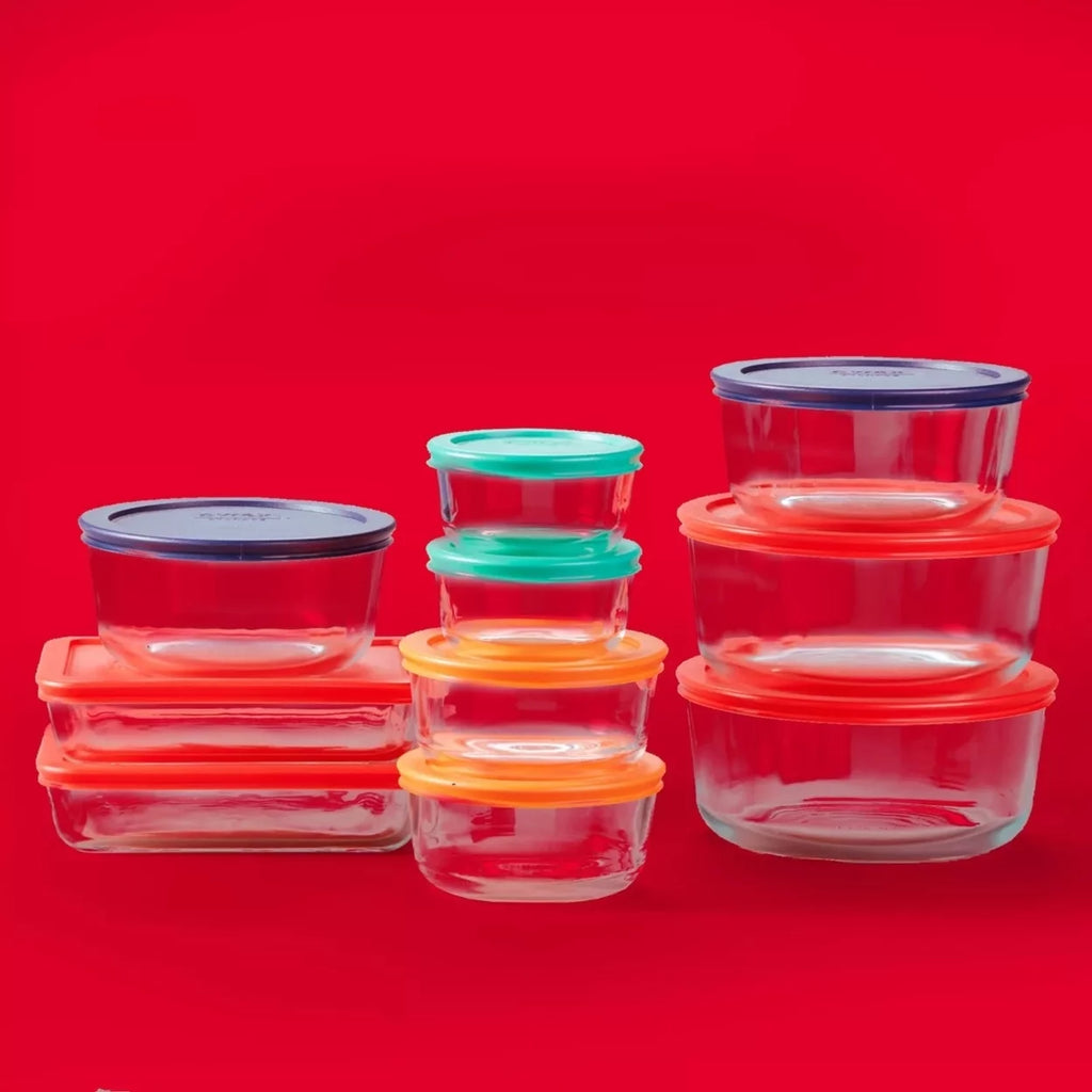 Pyrex Simply Store Glass Food Storage Containers 30-Piece Set Q7813