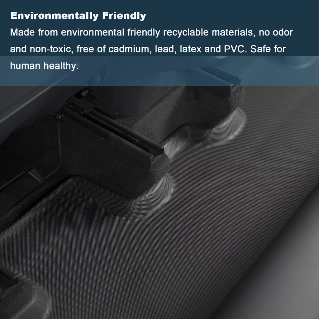 XPE Floor Mats for Tesla Model Y 2021-2023 All Weather 3D Waterproof 3-Piece Set Q531
