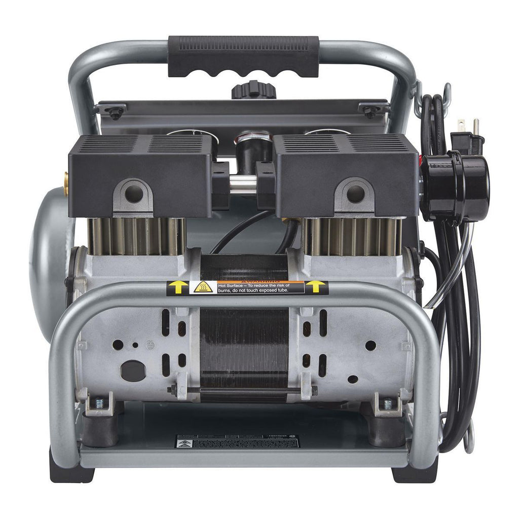 FORTRESS 2 Gallon 135 PSI Ultra Quiet Oil-Free Air Compressor S75569