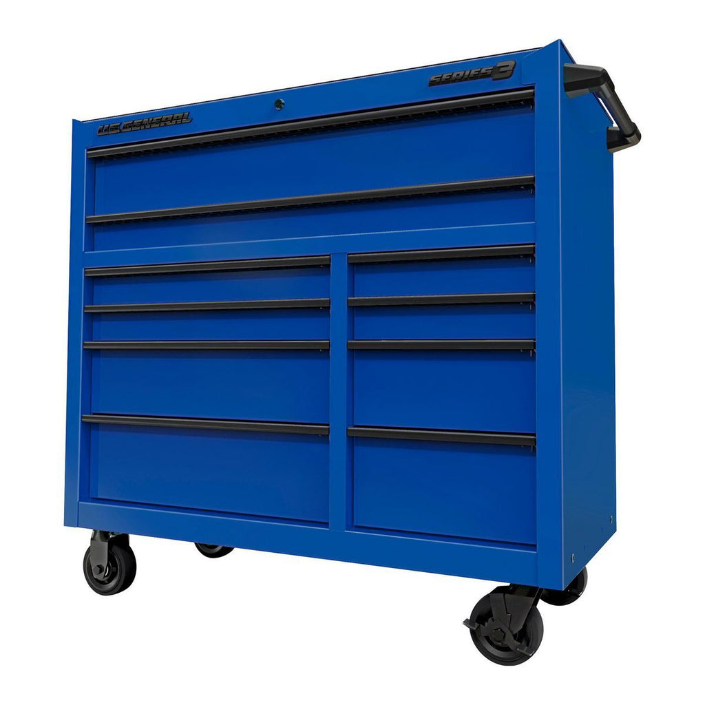U.S. GENERAL 42 in. x 22 in. Roll Cab, Series 3, Blue