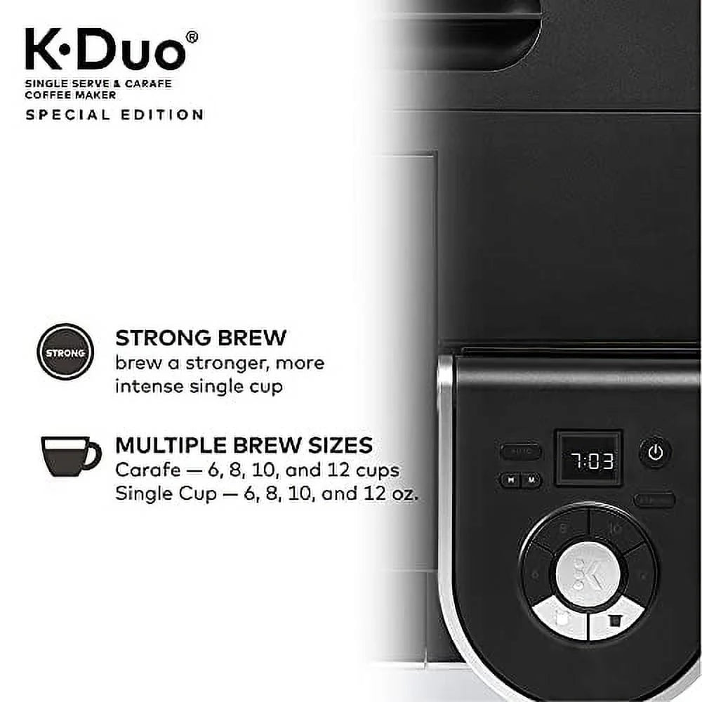Keurig K-Duo Special Edition Single Serve & Carafe Coffee Maker, Silver T27571