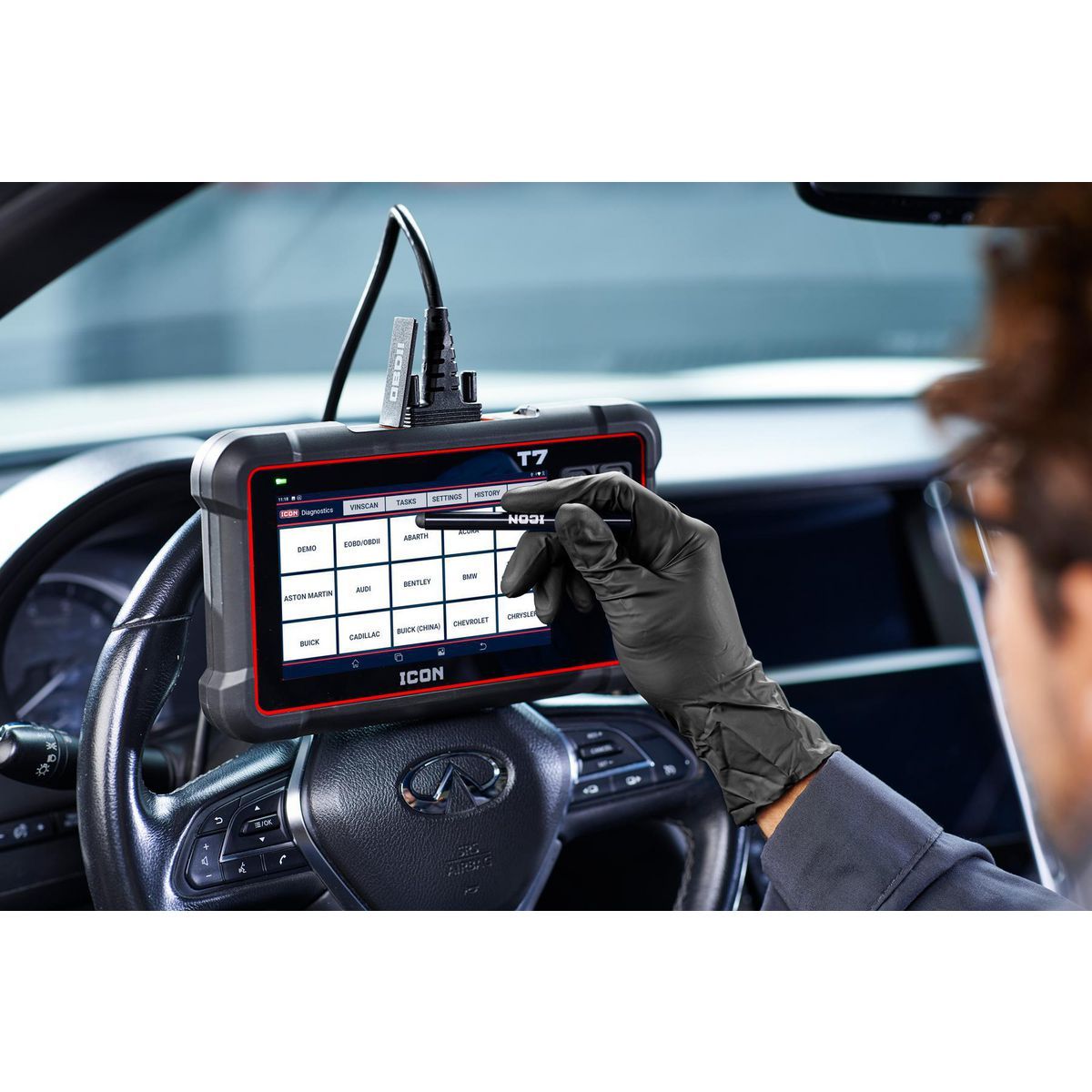 ICON T7 Professional Wired Diagnostic Scanner N419