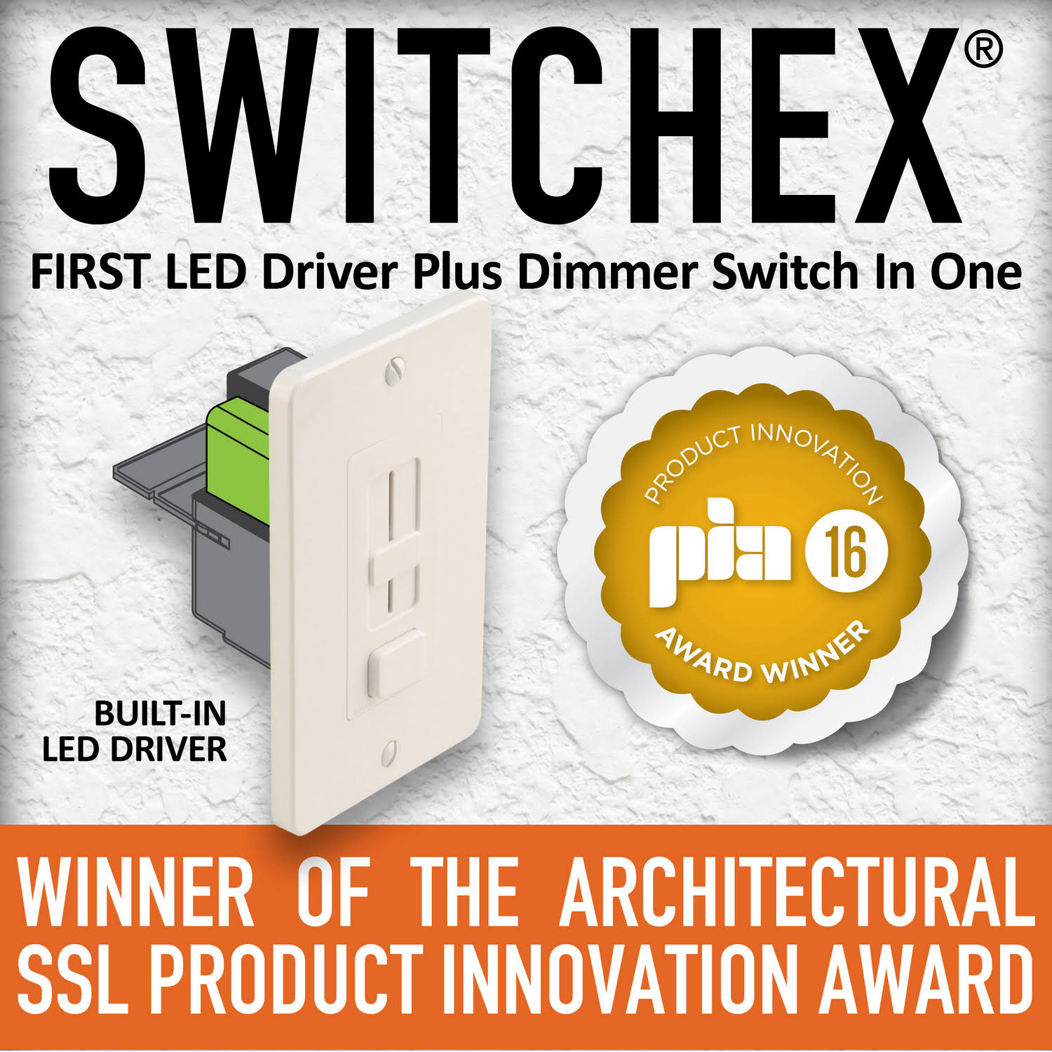 Diode LED DI-24V-SE-60W 60W Switchex Driver 24V with Dimmer Switch B252