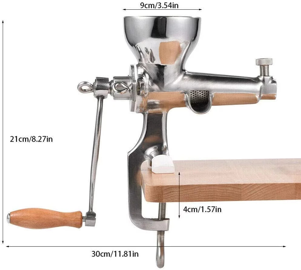 TFCFL Stainless Steel Manual Wheatgrass Juicer, Table Clip-on Type G944800