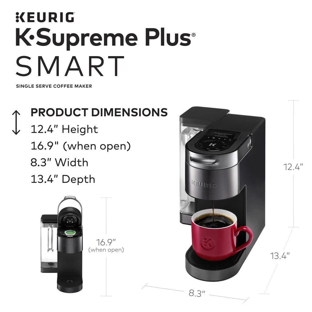 Keurig K-Supreme Plus Smart Single Serve Coffee Maker, Black P4286
