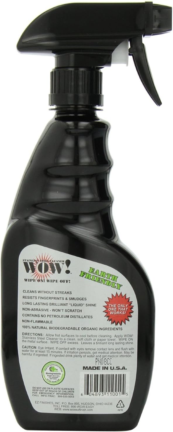 Stainless Steel Cleaner & Protectant, 16 Fl Oz (Pack of 6) S74884