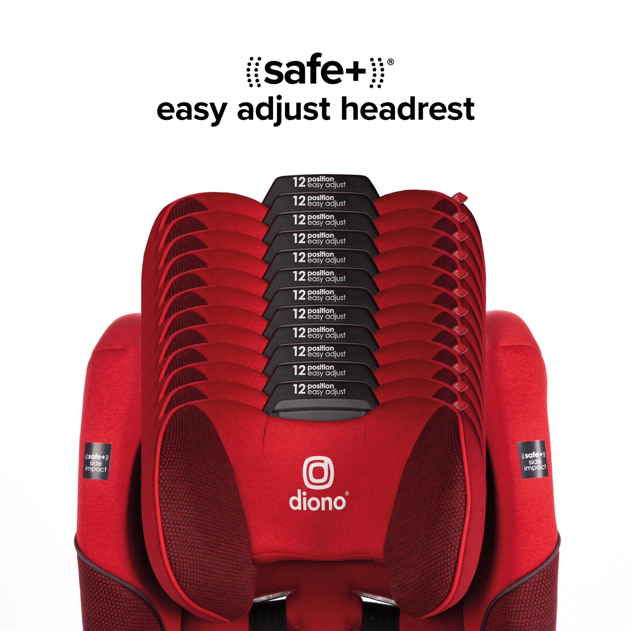 Diono Radian 3QXT SafePlus All-in-One Convertible Car Seat, Red B871