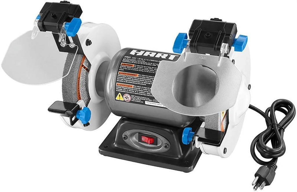 HART 6-inch 2.1-Amp Bench Grinder S227