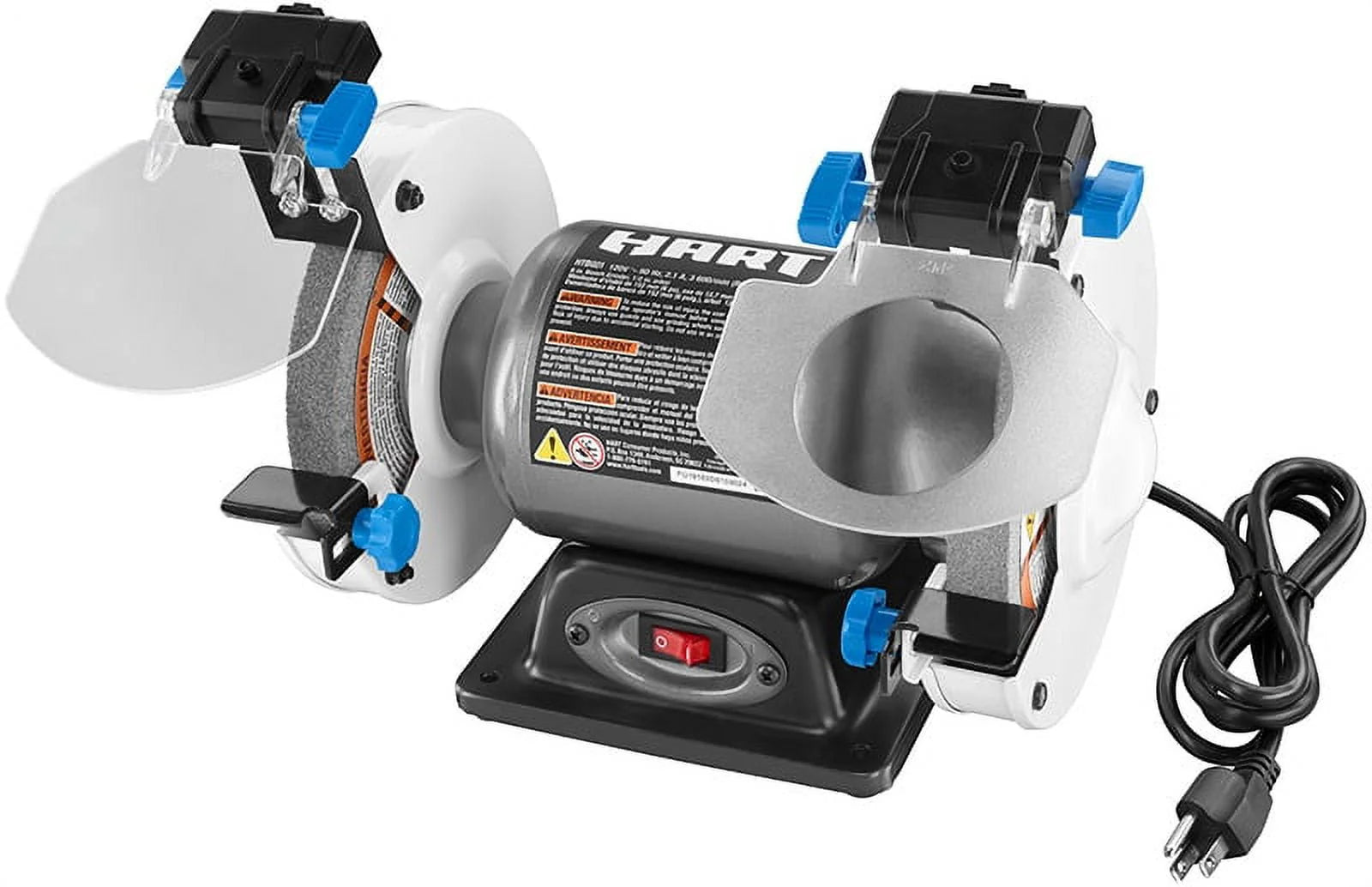 HART 6-inch 2.1-Amp Bench Grinder S227