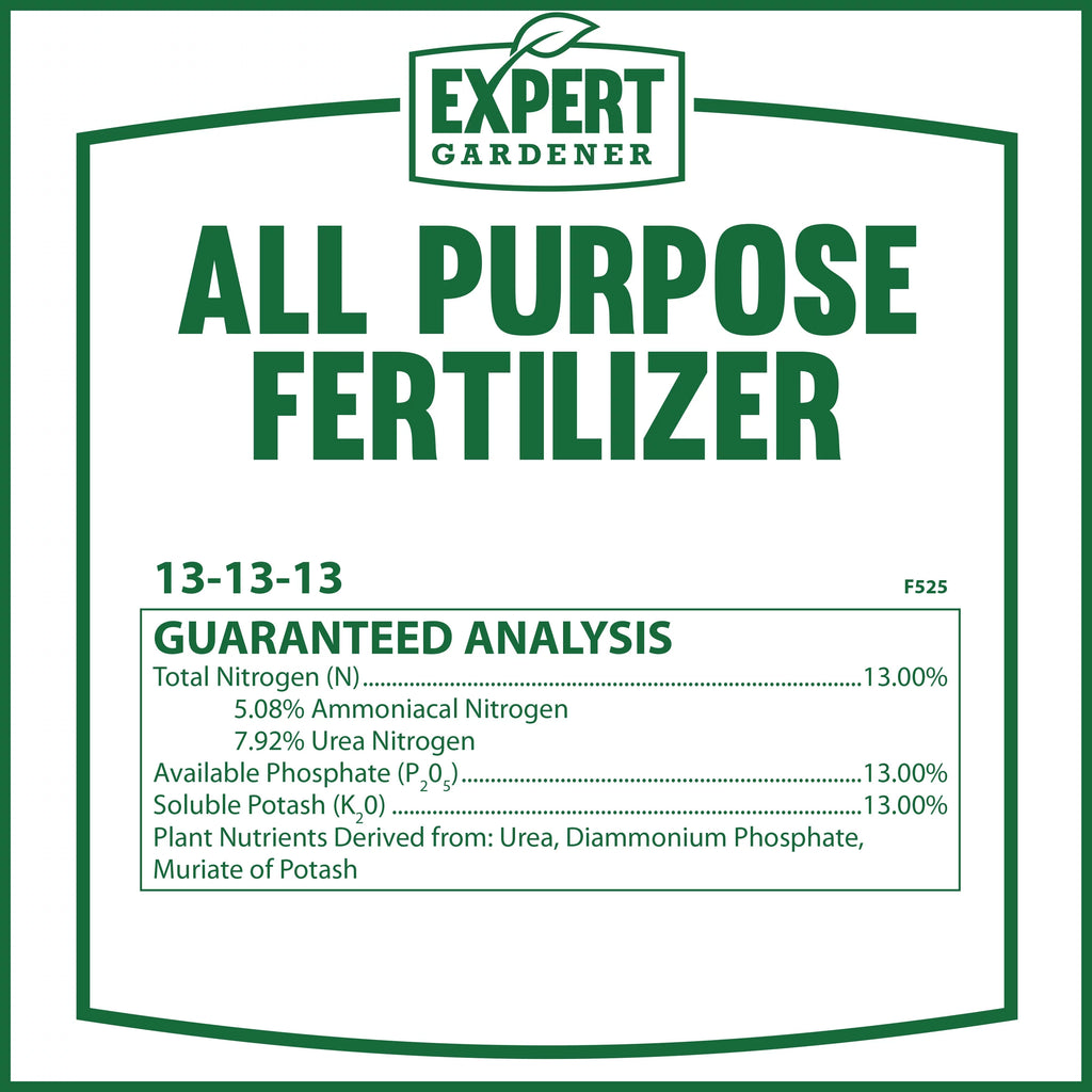 Expert Gardener All Purpose Plant Food Fertilizer 13-13-13, 40 lb E30467