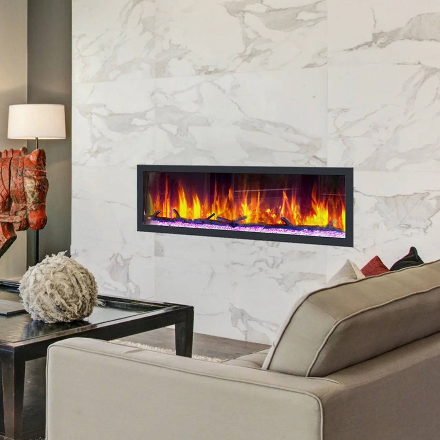 Dynasty Fireplaces Cascade BTX64 Electric Wall Fireplace A1467