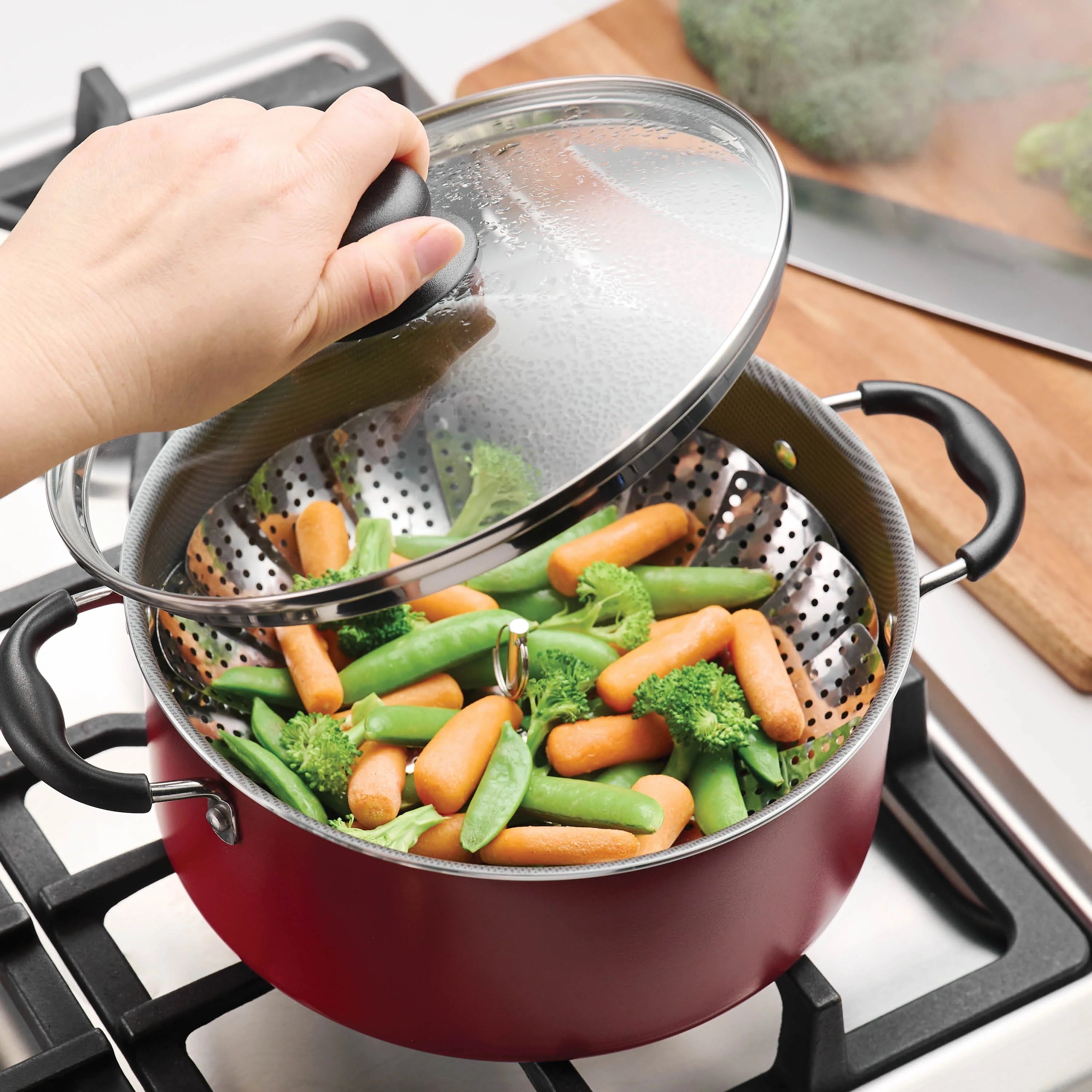 Tramontina Primaware 18 Piece Non-stick Cookware Set, Steel Gray X6646