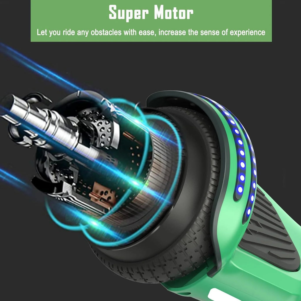 LIEAGLE Hoverboard with Seat Attachment, 6.5 inch Self Balancing Scooter S62540