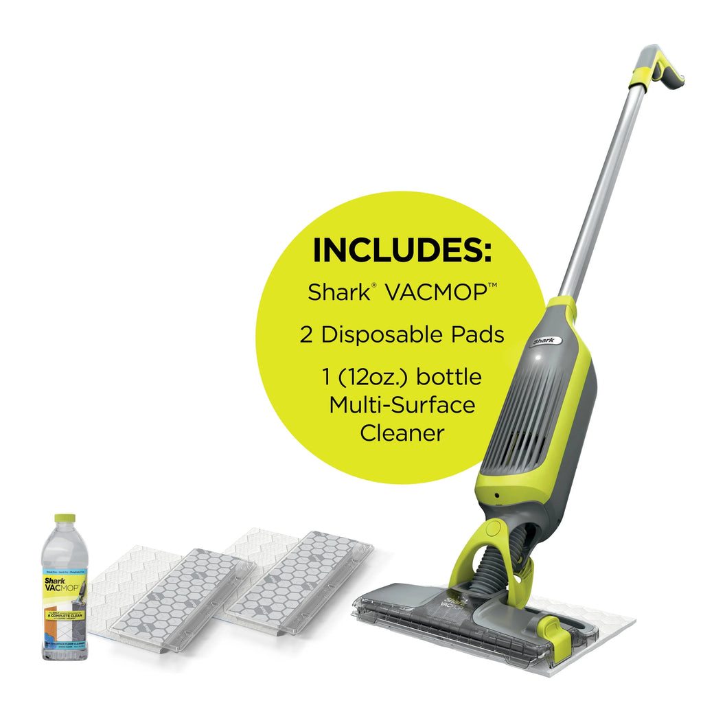 Shark VACMOP Cordless Hard Floor Vacuum Mop with Disposable Pads, VM200 A64175