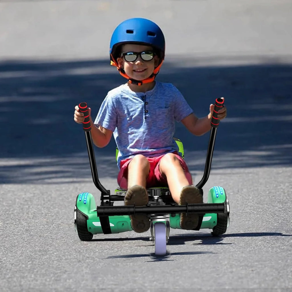 LIEAGLE Hoverboard with Seat Attachment, 6.5 inch Self Balancing Scooter S62540