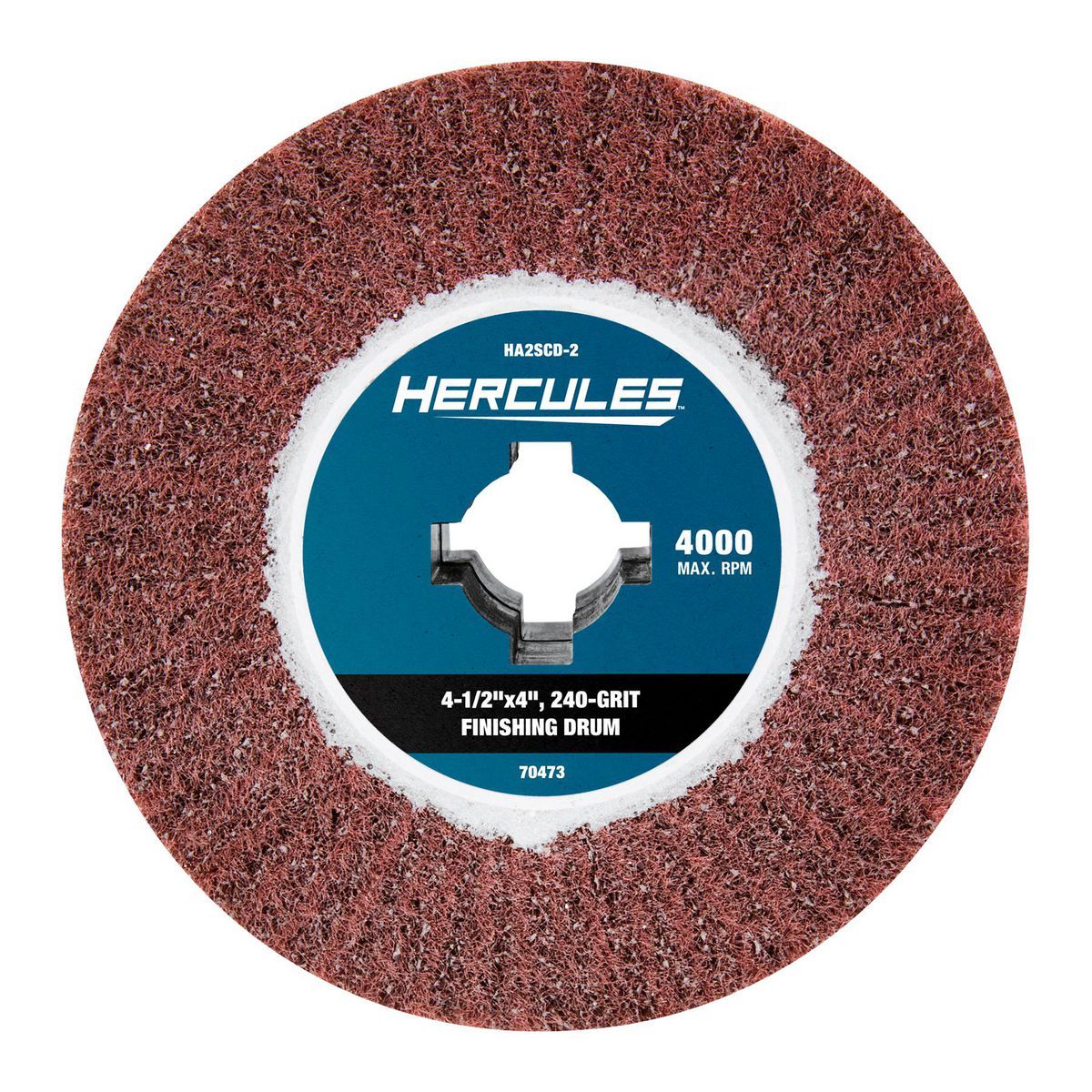 HERCULES 4-1/2 in. x 4 in. x 3/4 in. 240-Grit Finishing Drum L2005