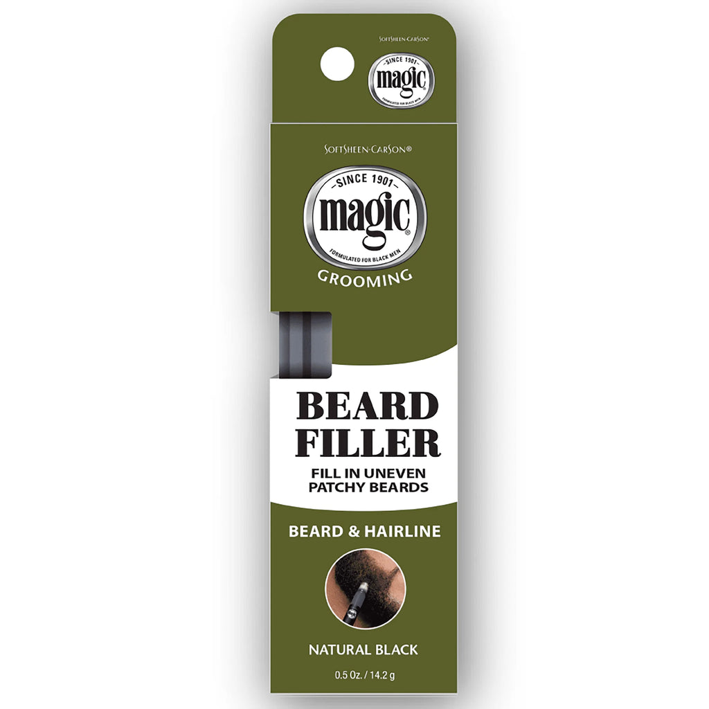 Softsheen-Carson Magic Grooming Beard Filler, Fill in Patchy Beard, Natural Black, 0.05 fl oz