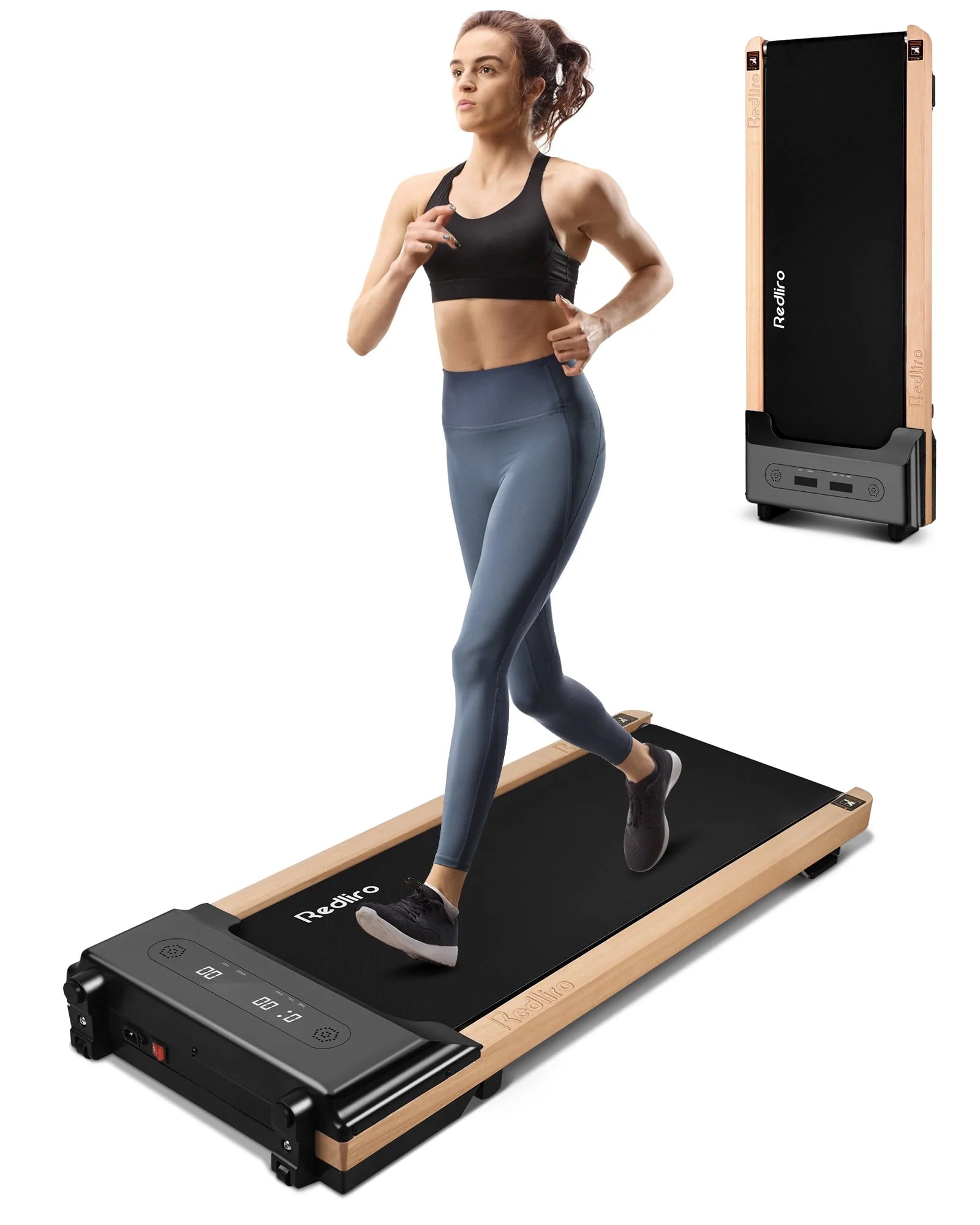 Redliro Walking Pad Under Desk Treadmill 300 lb Capacity L675
