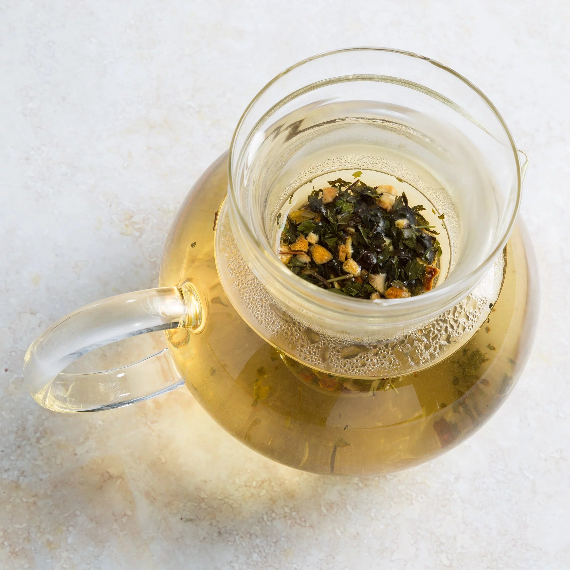 Primula Blossom Borosilicate Glass Teapot with Infuser, 40 oz G41401