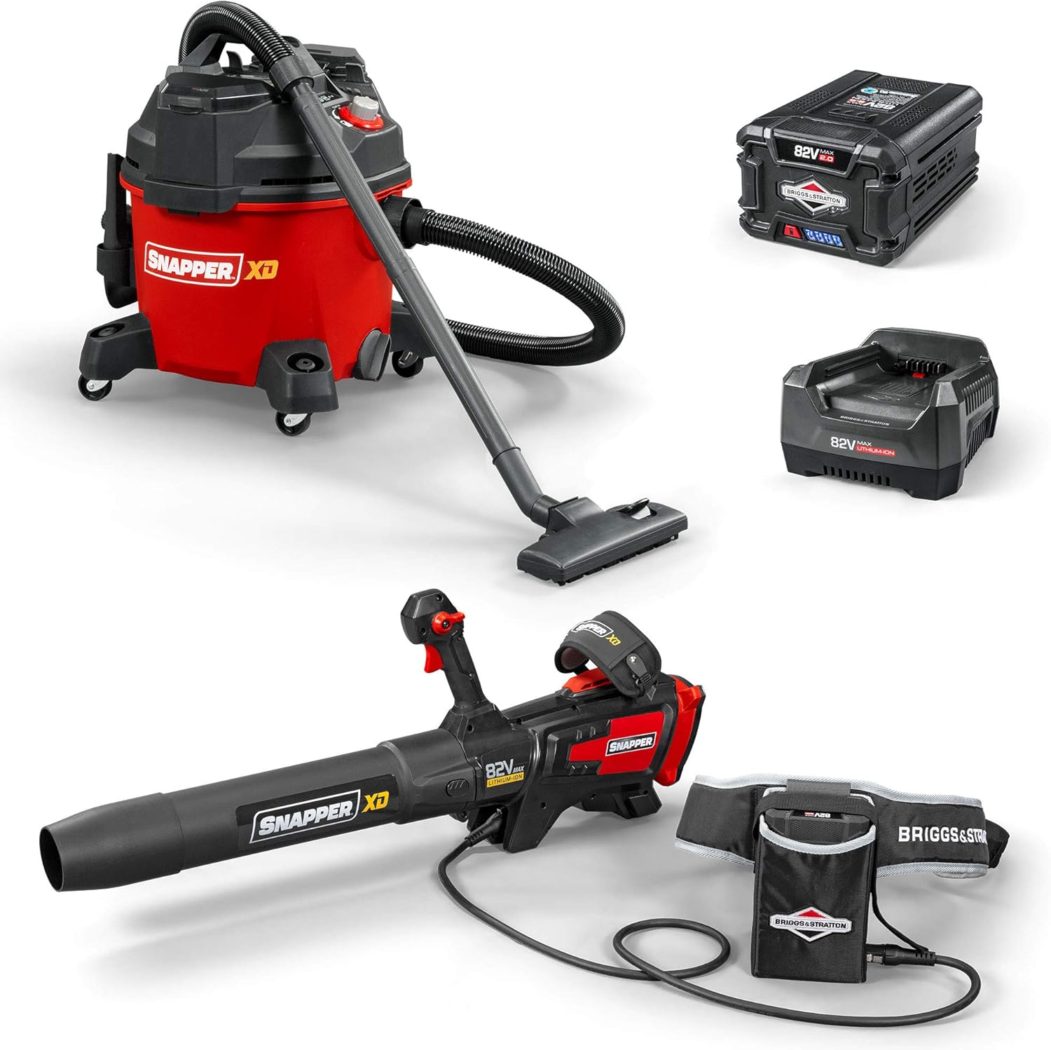 Snapper XD 82V MAX 550 CFM Cordless Leaf Blower Kit with Battery and Charger L4155