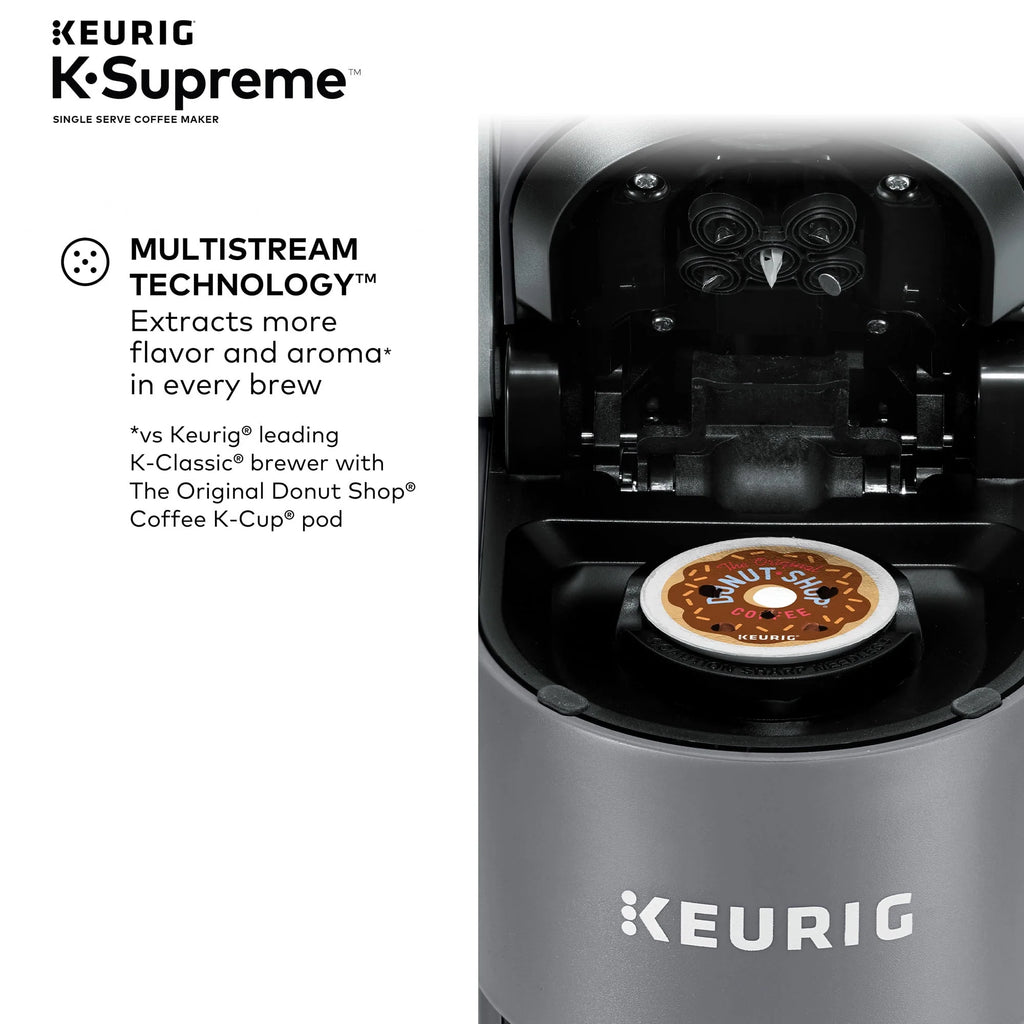 Keurig K-Supreme Single-Serve K-Cup Pod Coffee Maker, Black M388