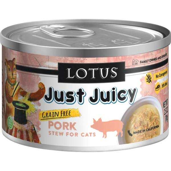 Lotus Just Juicy Venison Stew Canned Cat Food D533071